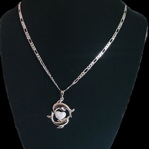 Silver Infinity Charm Necklace